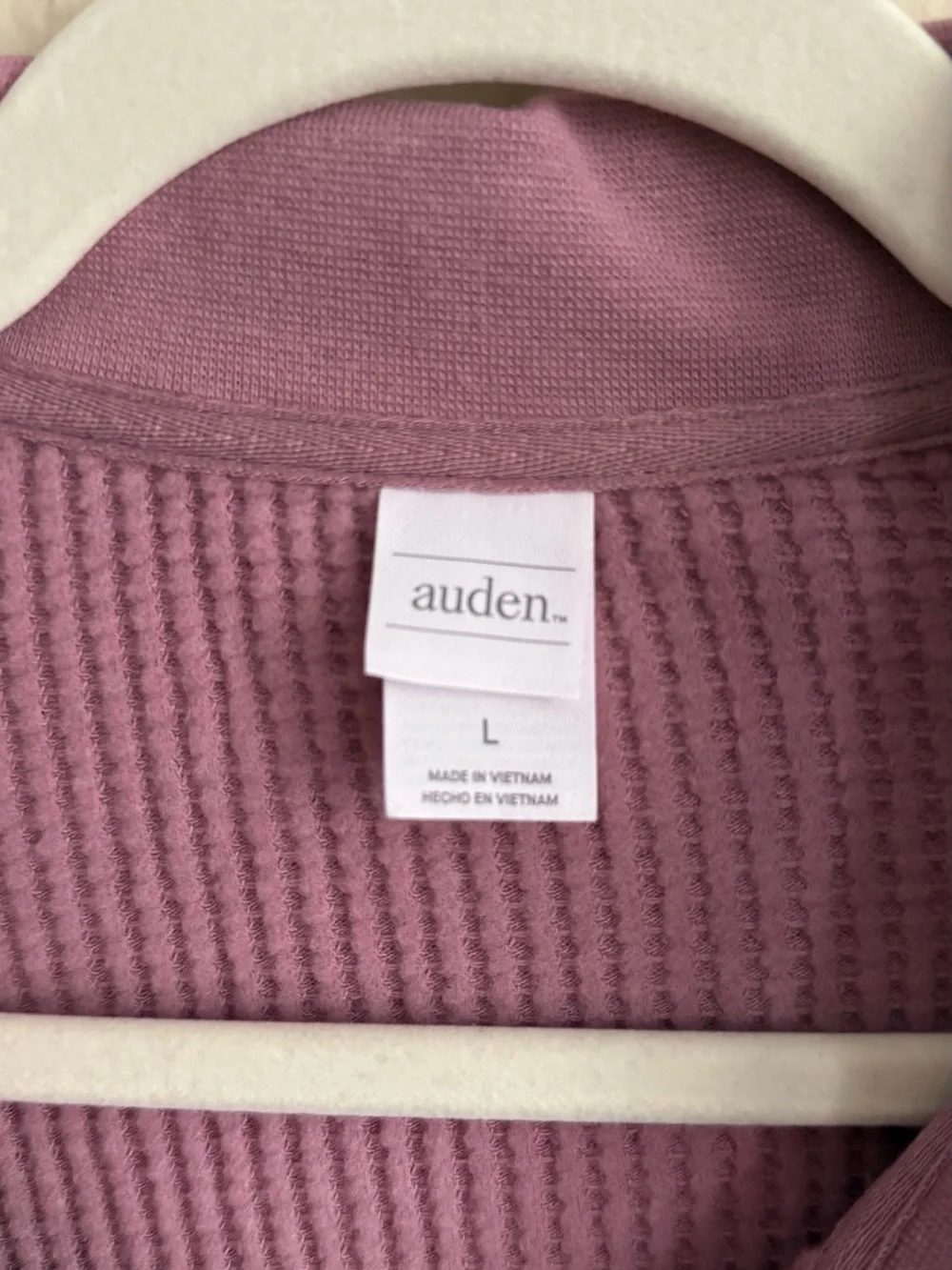 Waffle-Knit Pink Pullover Top and Shorts Matching Set